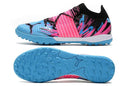 Chuteira Society Puma Future Z TF Blue/Pink - Low