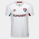 Camisa Fluminense II 25/26 s/n Torcedor Umbro Masculina - Branco+Vermelho