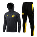 Conjunto Inverno Borussia Dortmund Cinza Puma - Com Capuz