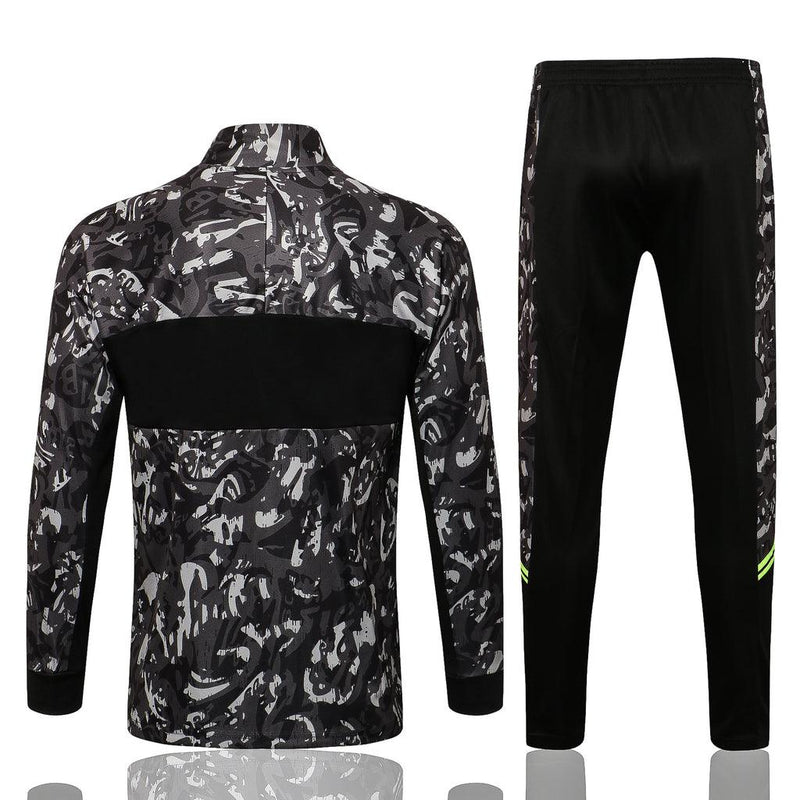 Conjunto Inverno Borussia Dortmund Preta Puma - Com Fecho