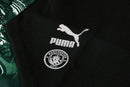 Conjunto Inverno Manchester City Preta e Verde Puma - Com Fecho