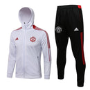Conjunto Inverno Manchester United Branca Adidas - Com Capuz