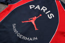 Conjunto Inverno PSG Azul e Vermelha Jordan - Com Fecho