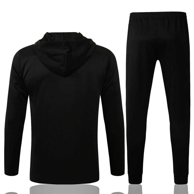 Conjunto Inverno Real Madrid Preto Adidas - Com Fecho e Capuz